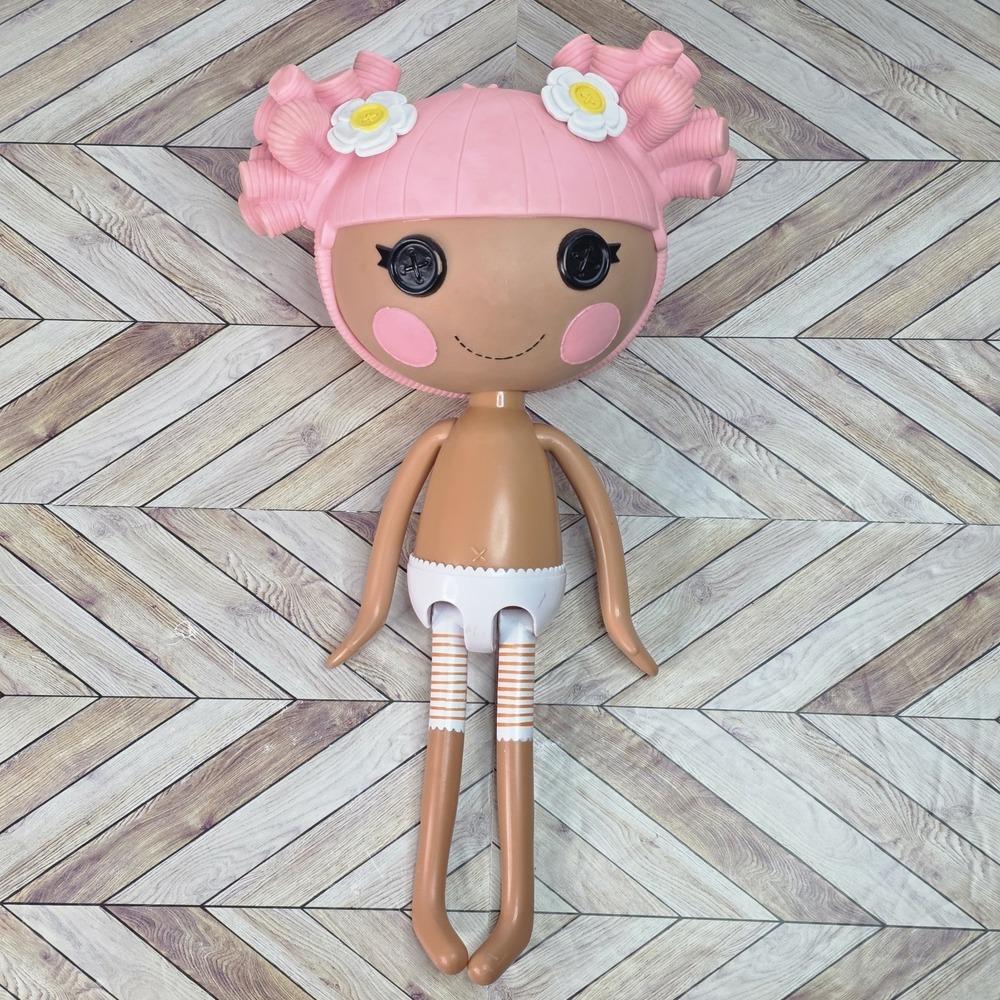 Lalaloopsy Blossom Flowerpot Full Size Nude Doll 12 Inch Pink Hair 2009